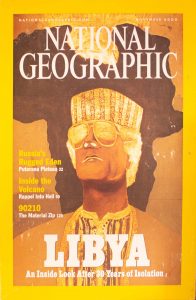 National Geographic, November 2000, "LIBYA; An Inside Look After 30 Yrs Of Isolation"