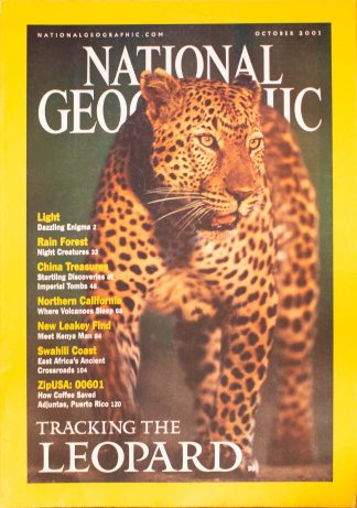 National Geographic, October 2001, "Tracking The Leopard"