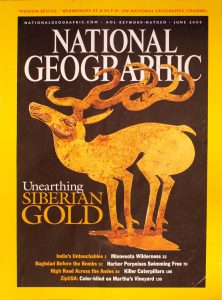 National Geographic, June 2003, "Unearthing Siberian Gold"
