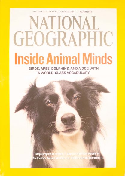 National Geographic, March 2008, "Inside Animal Minds"
