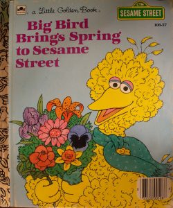 Big Bird Brings Spring to Sesame Street (A Little Golden Book) Hardcover – by Lauren Collier Swindler (Author), Marsha Winborn (Illustrator)